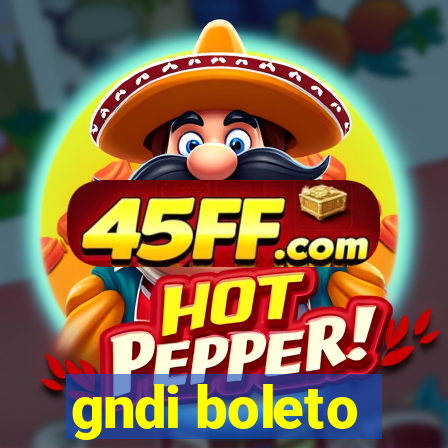 gndi boleto
